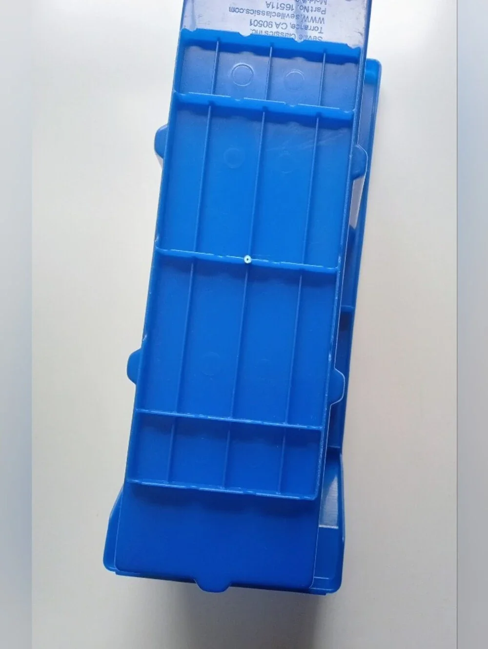 Blue Seville Classics Medium Storage Bin - Great For Lego Toys Home Organization